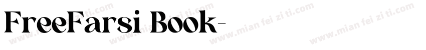 FreeFarsi Book字体转换